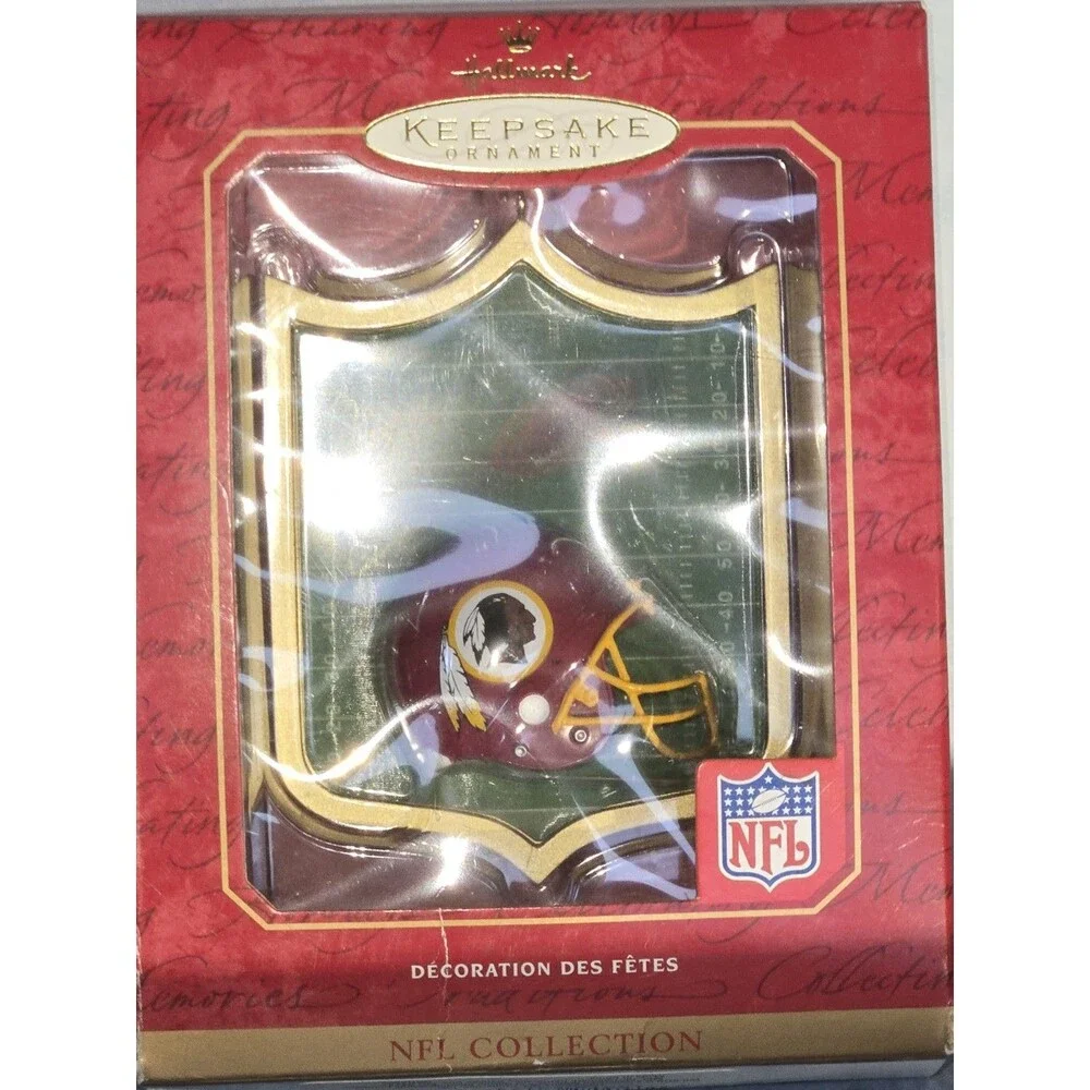 Hallmark Keepsake 2001  Washington Redskins Ornament (T-C)